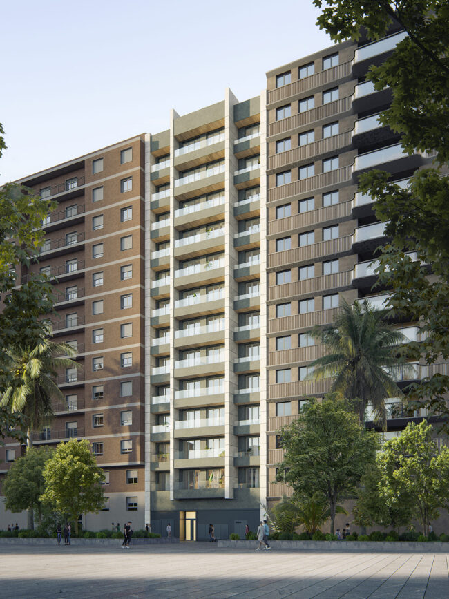 MOMENTUM REIM - Valencia Central Park Garden - Alzado